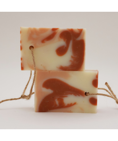 "Lauvitel" Savon surgras Géranium et Argile rouge