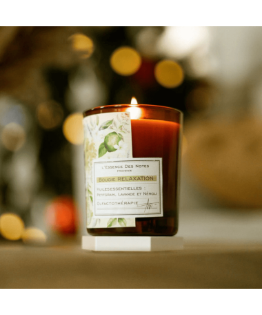 bougie relaxation petit grain et néroli