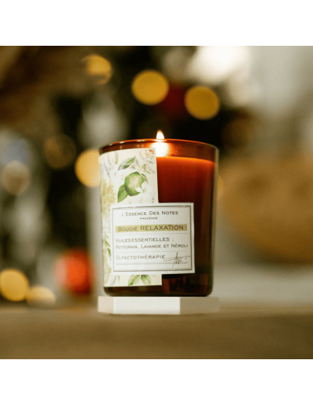 bougie relaxation petit grain et néroli