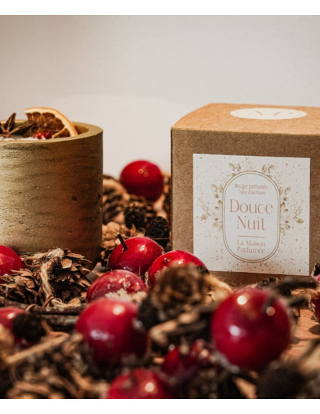Bougie parfumée Douce Nuit - 40 h