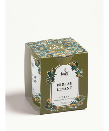 Bougie parfumée cèdre