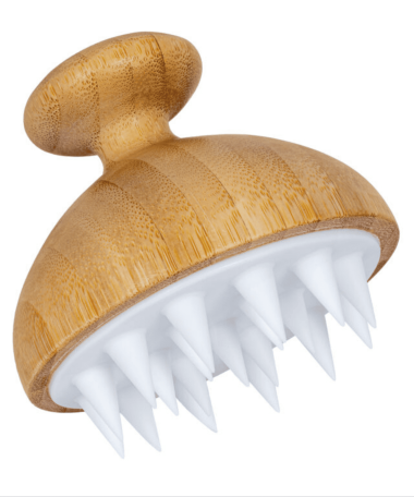 brosse massage de cuir chevelu