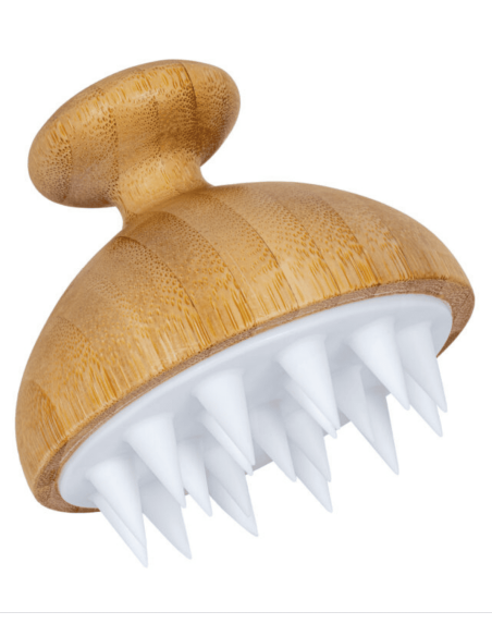 brosse massage de cuir chevelu