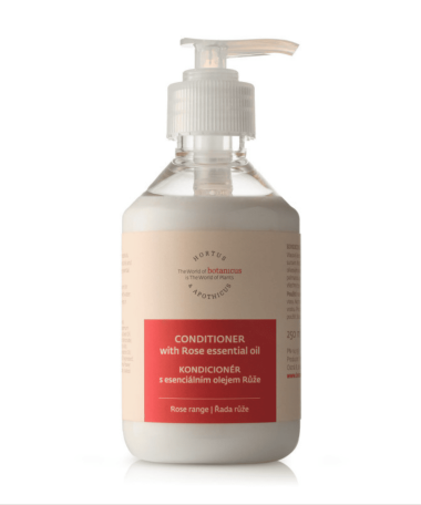 après shampoing à la rose