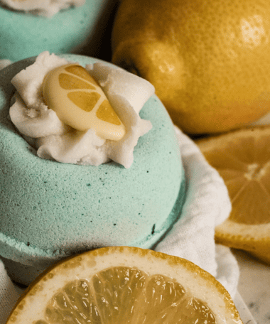 bombe de bain citron