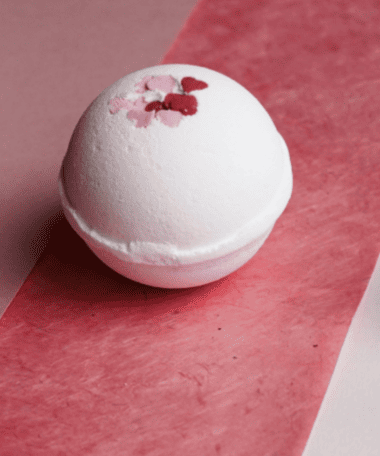 bombe de bain pomme d'amour
