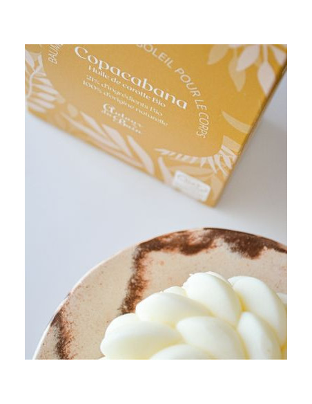 baume solide et sa boite à côté