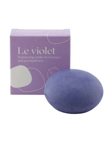 Shampoing solide le violet