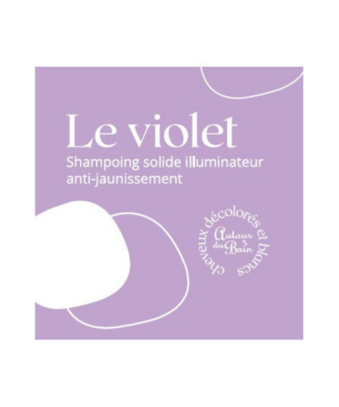 Shampoing solide le violet