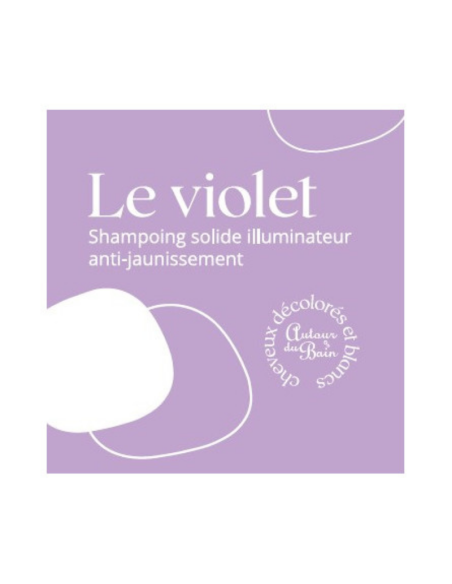 Shampoing solide le violet